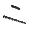 Oprawa V-TAC LED linear SAMSUNG CHIP 40W CCT zwieszana 120cm czarna VT-7-44 3000K+4000K+6400K 3400lm 5 lat gwarancji